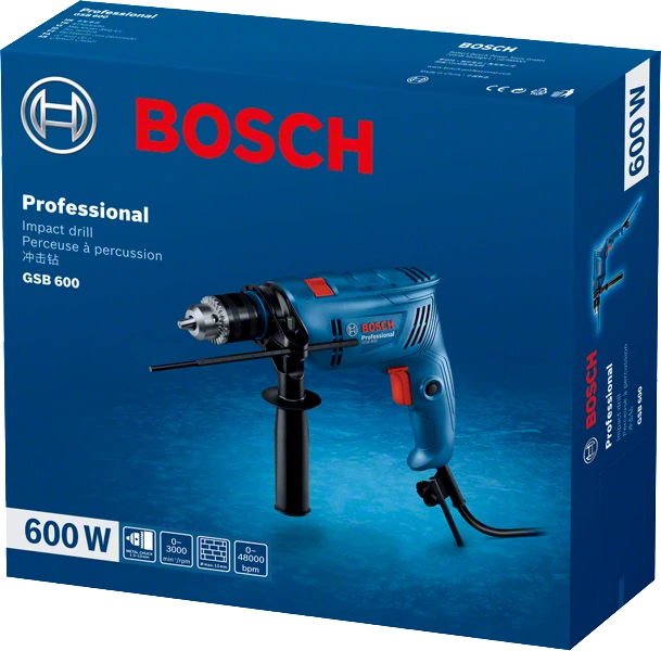 PRO GSB 600 Impact Drill | Bosch Professional - Image 2